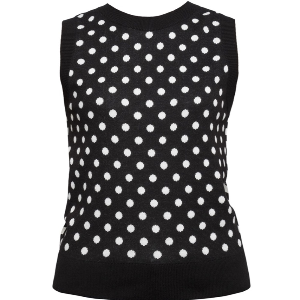 Marc Jacobs Polka dot and striped sweater vest